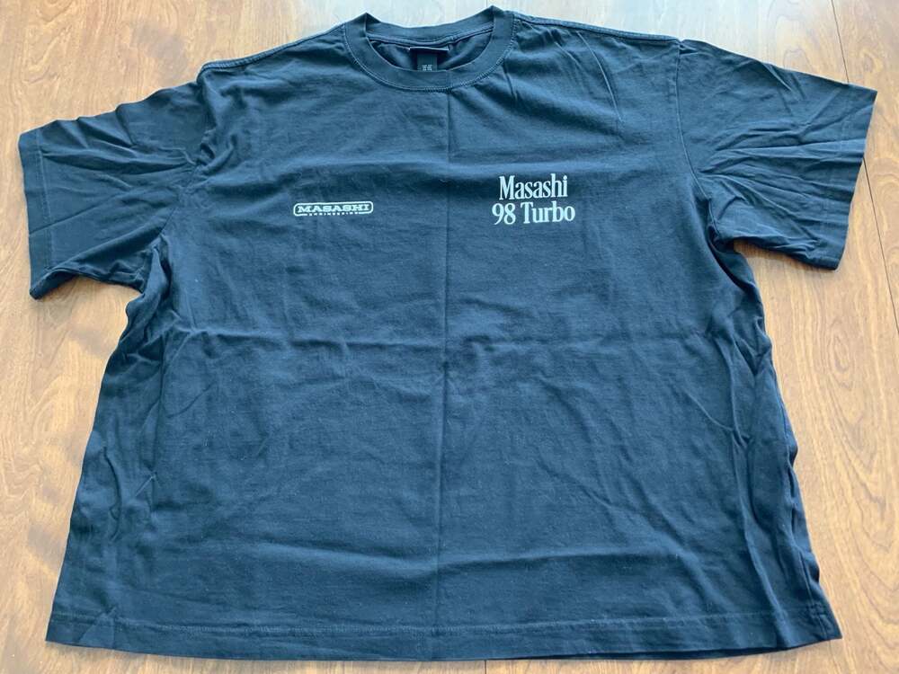H&M Masashi Engineering 98 Turbo Loose Fit Graphic T-Shirt